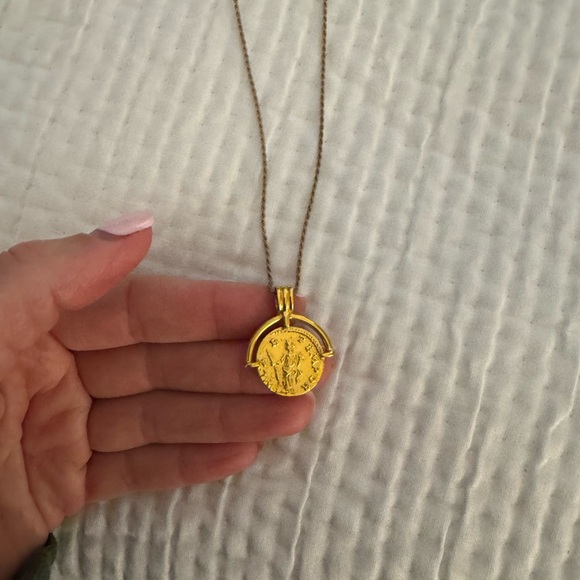 Missoma Gold Medallion Necklace - Picture 1 of 9